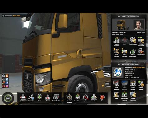 40 Version - Adapted to new Germany design - Money: €582,012,960,768 - Level 44 King of the Road (195,280 XP) - Max Skills - All Upper Garages Unlocked (72 garages) - All <b>Truck</b> Dealers Unlocked (176 dealers). . Euro truck simulator 2 save game no dlc